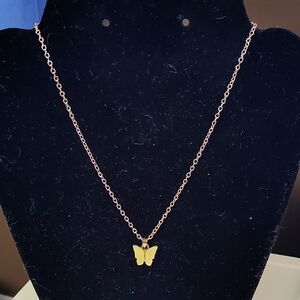 Butterfly Pendant Necklace